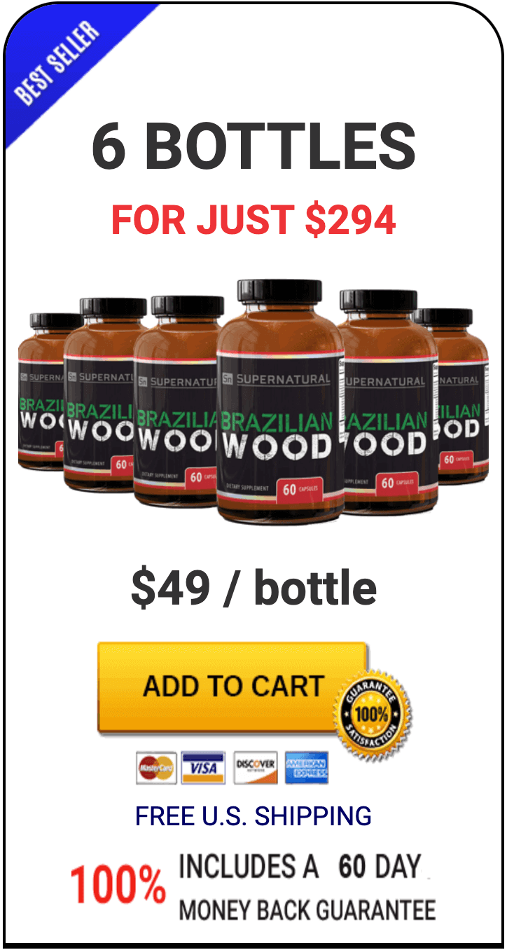 Brazilian Wood Supplement Pricing 6 Bottle Pack